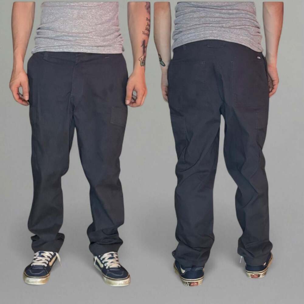 Cintas Workwear Cargo Pants Dark Grey Size 30